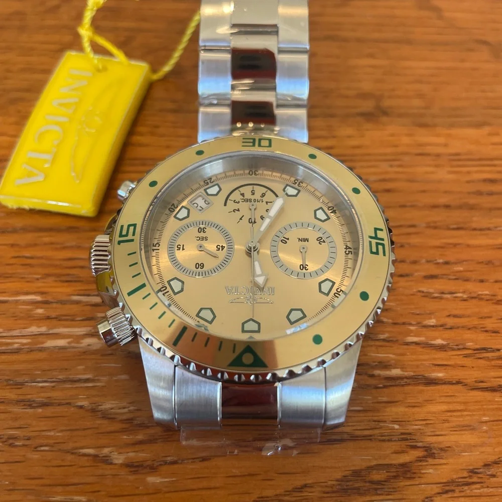 Invicta Silver Chronograph Watch‎